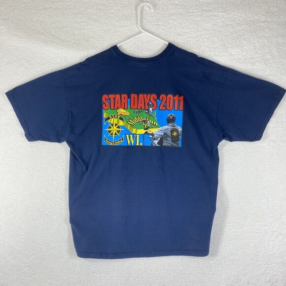 Star Motorcycles T Shirt Mens XXL Touring & Riding Star Days 2011 Middleton WI - Picture 1 of 13